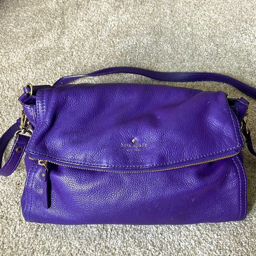Purple Kate Spade Medium Size Satchel